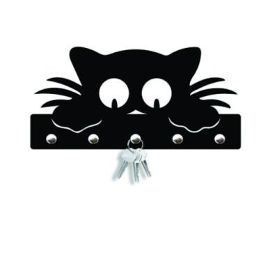 Imagem de Porta Chaves Decorativo Gato 02 - New Decor