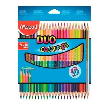 Imagem de Lápis De Cor Maped 24/48 - Duo Color` Peps