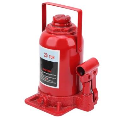 Imagem de Macacos Hidráulicos para Garrafas 20T, Ranhuras Antiderrapantes, Ampla Aplicação, Curso de 0-205 Mm, Placa de Aço para Construção Automotiva, Agrícola Industrial, Espessa