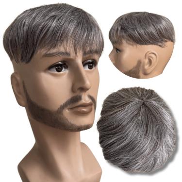 Imagem de Prótese capilar masculina Topo cabeça Tic-tac 17x17 orgânica