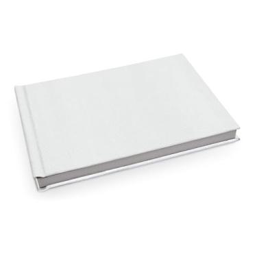 Imagem de Álbum de fotos Ical, encadernação fotolivro autocolante, folhas de papel rígido branco, para 20 fotos 20x30cm horizontal - linha Instalivro - modelo gelo - 796