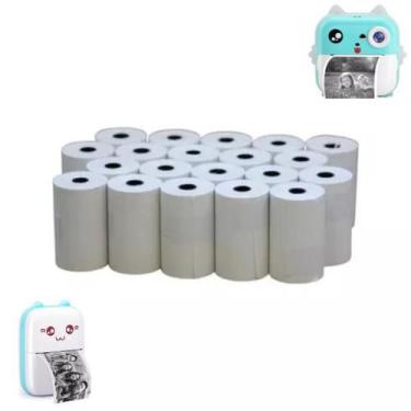 Imagem de Bobina papel térmico p/ Mini Impressora portátil gatinho - Xd Mega, Br