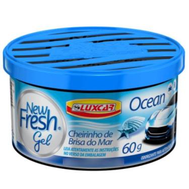 Imagem de Odorizador Aromatizador New Fresh Gel Ocean Carro Perfumado - Luxcar