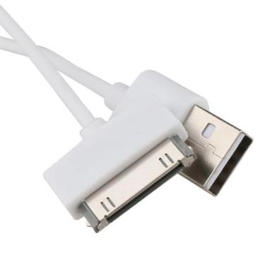 Imagem de Cabo USB Carregador 30 Pinos Compatível Iphone 3Gs 4s iPad iPod Carga 