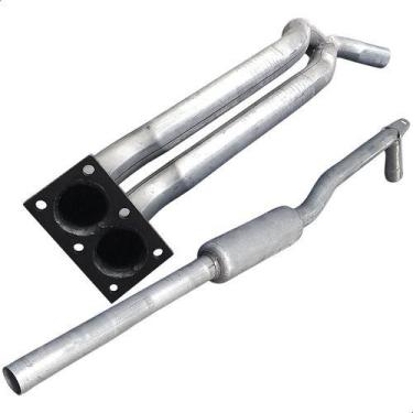 Imagem de Kit Escapamento Tubo + Abafador Gol 1.6 8v Água 1985 A 1989 - ScapJá