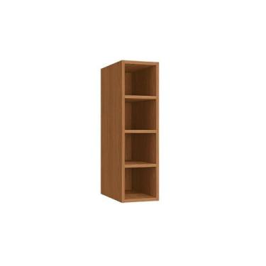 Imagem de Nicho de Cozinha Modulado Aéreo Garrafeiro Ciela R641 20x83cm Canela -