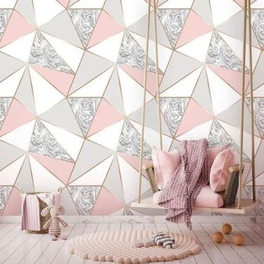 Imagem de Papel De Parede Autocolante Zara Mármore Rose Gold Autocolante - PAPEL