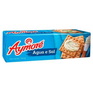 Imagem de Biscoito Aymoré Água e Sal 164g - Aymore