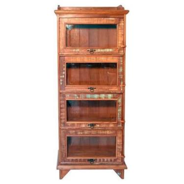 Imagem de Armario Cristaleira Madeira de Demolição Rustico Multiuso - Minas Arte