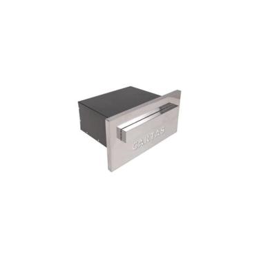 Imagem de Caixa Correio Embutir Inox 20cm Profundidade Luxo - Ideallume, Cartas