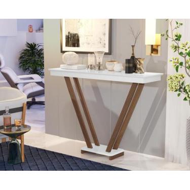 Imagem de Aparador Hall Entrada Dumami Moderno Branco