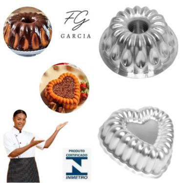 Imagem de Kit De 1 Forma Coração Gomado Ballerine + 1 Forma Suíça Gota Para Bolo