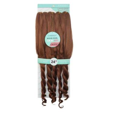 Imagem de Cabelo Boho Curl Fibra Premium Jumbo Gypsy Braids Fulani - Cherey, cor