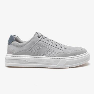 Imagem de Sapatênis Masculino Democrata Denim Wide Cinza, Off white, Cinza lara,