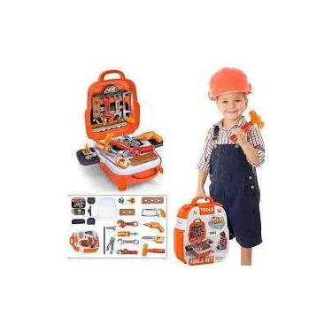 Imagem de Maleta De Ferramentas Infantil / Didática / Brinquedo 3 Em 1 - Mundo