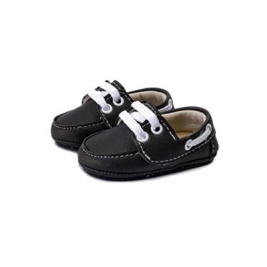 Imagem de Sapatinho infantil recem nascido mocassim bebe tenis macio confortavel