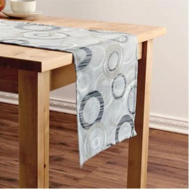 Imagem de Caminho de Mesa Jacquard Tripolli Maia Bege - FASTLAR, 43x220cm