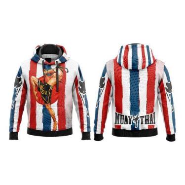 Imagem de Moletom De Frio Muay Thai Thailand Blusa Badboy Jiujitsu  Fitness Luta