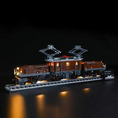 Imagem de GEAMENT LED Light Kit Compatible with Lego Crocodile Locomotive - Lighting Set for Creator 10277 Building Model (Model Set Not Included)
