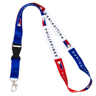 Imagem de Desert Cactus Cordão do país das Filipinas, bandeira, chaves de carro, crachá, chaveiro, lembrança, removível, fivela de encaixe (cordão), Multicor, tamanho �nico