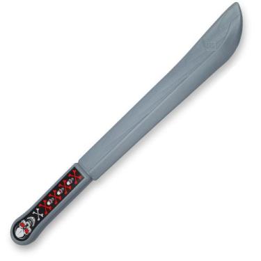 Imagem de Facão Espada Brinquedo Plástico Lembrancinha De Aniversário Cor Cinza 