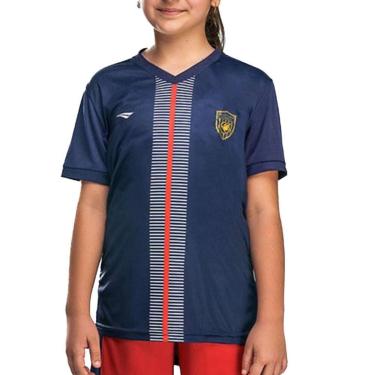 Imagem de Camiseta Infantil Feminina Penalty MC Futebol Azul - 310727-Feminino