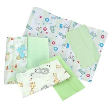 Imagem de Kit Enxoval Bebe 4 Fronhas + 1 Travesseiro - Dugu, Neutro 