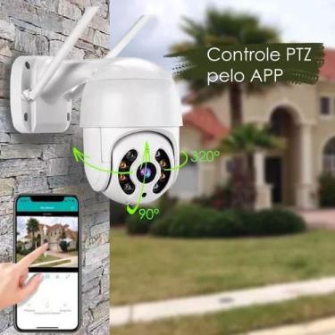 Imagem de Câmera Ip Wifi Rotativa Externa Dome Prova D Água Hd Ipc360 - Apuaica