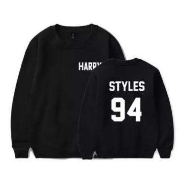 Imagem de Blusa Casaco Moletom Gola Redonda Harry Styles 94 Unissex. - SEMPRENAL