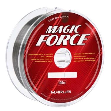 Imagem de Linha Monofilamento Magic Force 100mts 0,30mm 18lbs Cinza - Maruri