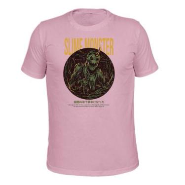 Imagem de Camiseta Plus Size T-Shirt Tecido Macio Monster - Surprass, Rosa, G3