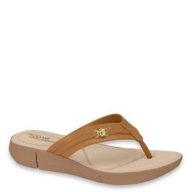 Imagem de Tamanco Feminino Modare Casual  Ortopédico Conforto 7199.104, Camel na