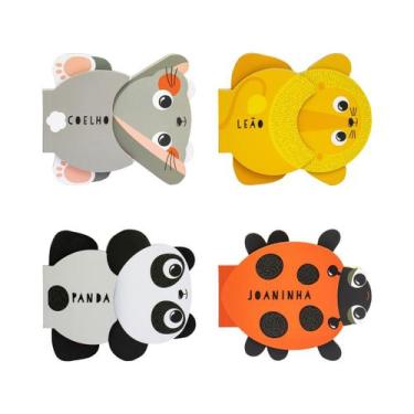 Imagem de Kit C/ 4 Livros Animais Fofinhos II - Interativo Montessori - Todolivr