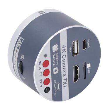 Imagem de Câmera de Microscópio, Botão ou Câmera de Vídeo Fotográfica Com Controle Remoto Com Cabo para Gravação Diária (Plugue UE)