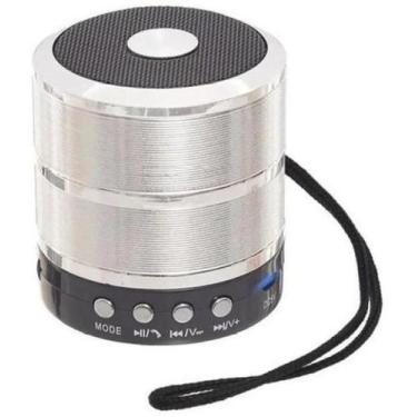 Imagem de Alto-Falante Grasep D-Bh887 Portátil Com Bluetooth Prata