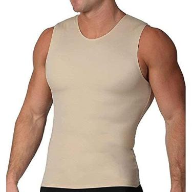 Imagem de Cinta Modeladora e Postural Masculina Shapewear  Slim Fitness, Bege, G