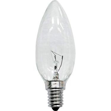 Imagem de Lâmpada Incandescente Taschibra 25w Vela Lisa Clara 127v E-14