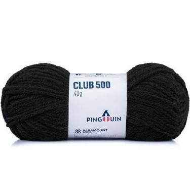 Imagem de Fio Club 500 40g - Pingouin, 100 PRETO