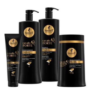 Imagem de Kit Haskell Cavalo Forte Crescimento 1L (4 Itens)