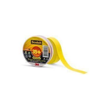 Imagem de Fita Isolante Scotch 35+ Amarela 19 mm x 20 m - 3M - 3M do Brasil