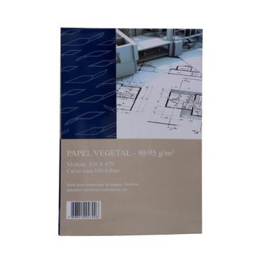 Imagem de Papel Vegetal 90/95gr A4 210x297mm 100un - Mares