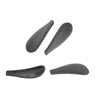 Imagem de Ombreira para Cabide de Veludo com 100 peças Cinza Loladecor