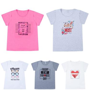 Imagem de Plus Size Blusa Feminina Kit Com 5 Roupa Mulher