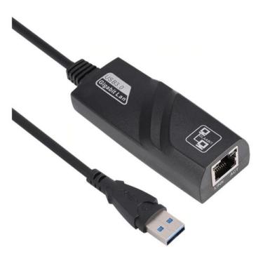 Imagem de Adaptador Ethernet Usb 3.0 Lan Rj45 Gigabit 10/100/1000mbps - GIGABITL