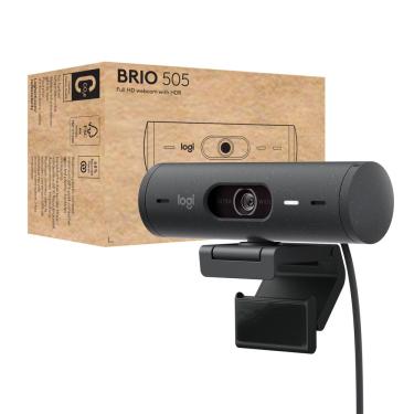 Imagem de Webcam Logitech Brio 505 Full HD com correção automática de luz