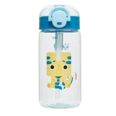 Imagem de Garrafa Infantil Tritan Com Canudo Silicone Antivazamento - Kouii, Din