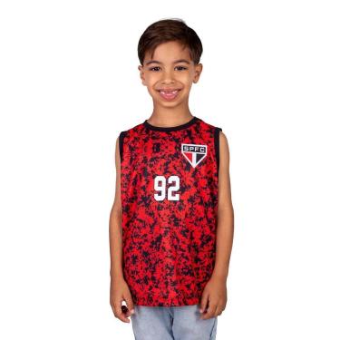 Imagem de Regata do SÃO PAULO Infantil Original Oficial Licenciada Camiseta FAITH SPFC 1992-Masculino