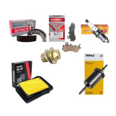 Imagem de Filtro ar titan fan 160 2018/22 cbs com filtros e freio vela - NGK