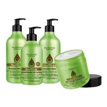 Imagem de Kit Tratamento Capilar Moringa Oil - Para Cabelos Crespos e Cacheados 