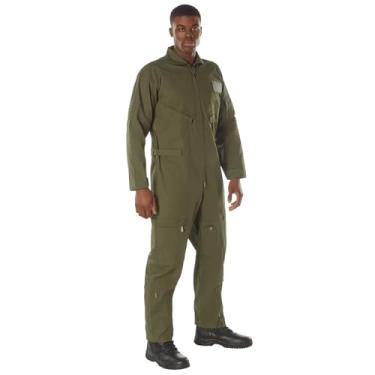 Imagem de Rothco Flightsuit – Macacão masculino piloto – Fantasia Cosplay, Verde oliva, 6G